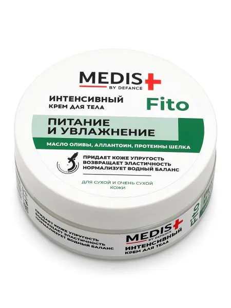 Крем интенсивный для тела defance medis, питание и увлажнение, 200 мл
