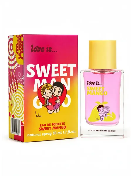 Туалетная вода с феромонами love is sweet mango, 50 мл