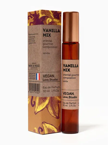 Парфюмерная вода женская vegan love studio vanilla mix, 30 мл