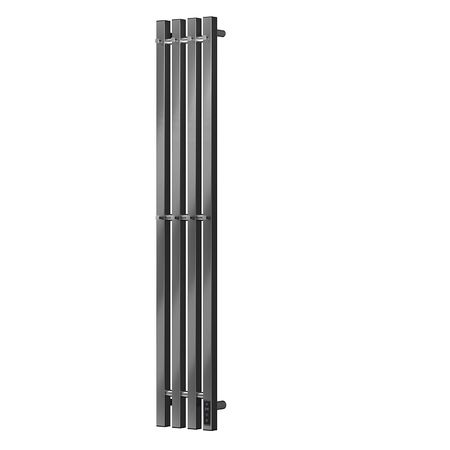 Электрический полотенцесушитель Reflexion Гоби 110х18 RXT0311018MG цвет Оружейная сталь