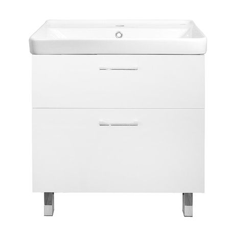 Тумба с раковиной Azario Ника 70 CS00089990 цвет Белый глянцевый 30299₽