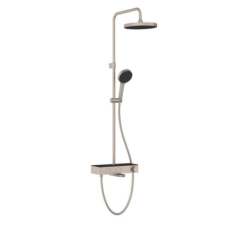 Душевая система Vitra Core Round A4730934EXP с термостатом цвет Брашированный никель 116990₽