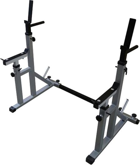 Стойка для штанги Central Sport стойка с подстраховкой (серый)