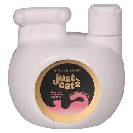 Iv San Bernard Just for cats Keratin восстанавливающий шампунь для кошек для любого типа шерсти с кератином - 300 мл 1157₽