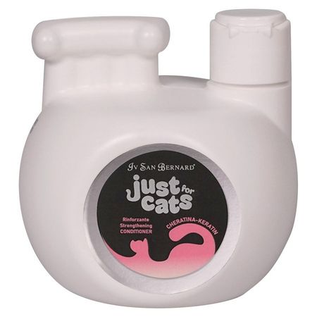 Iv San Bernard Just for cats Keratin восстанавливающий кондиционер для кошек для любого типа шерсти с кератином - 300 мл 1430₽