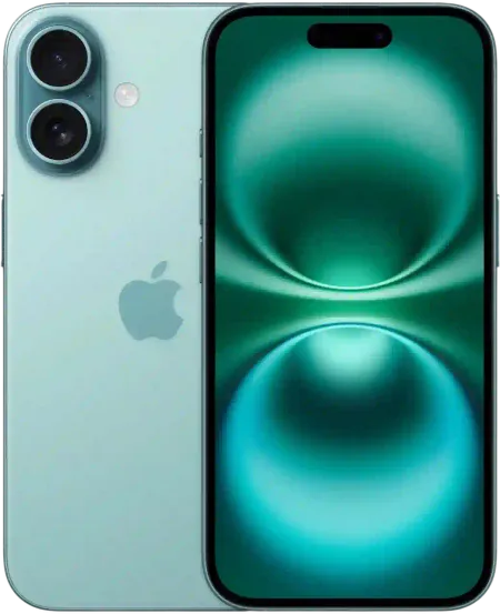 Смартфоны Apple Смартфон APPLE iPhone 16 128GB Teal (MYED3HN/A)