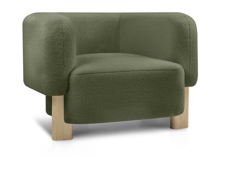 Кресло divanru Арклоу Мех Оливковый 36990₽