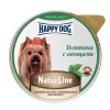 Happy Dog Natur Line полнорационный влажный корм для собак и щенков, паштет с телятиной и овощами, в ламистерах