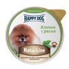Happy Dog Natur Line полнорационный влажный корм для собак и щенков, паштет с ягненком и рисом, в ламистерах
