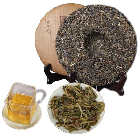 357g Raw Pu erh Tea Cake Handmade BanZhang Ancient Tree Premium Aged Health Grade