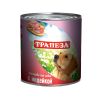 Трапеза влажный корм для собак, фарш из индейки, в консервах