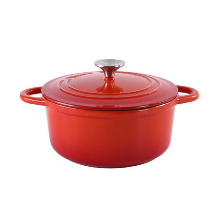 Кастрюля из чугуна Gipfel Majolica Flame 52849 26х175 см5 л 14990₽