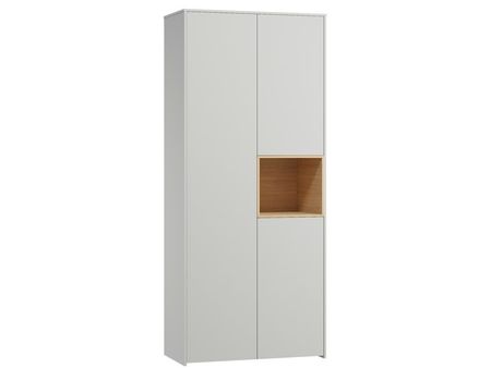 Распашной шкаф divanru Висмар 20-103x240 Пепельный 26990₽