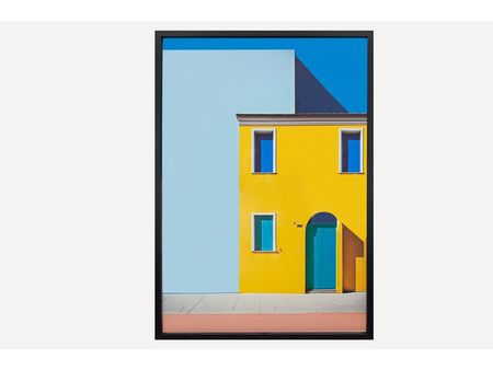 Постер divanru Стрит Желтый 50x70 1990₽