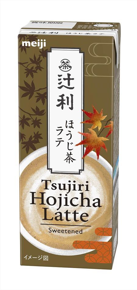 Tsujiri Hojicha Latte 200ml Room Temperature x 24 (Paper Carton, Beverage, Storage)