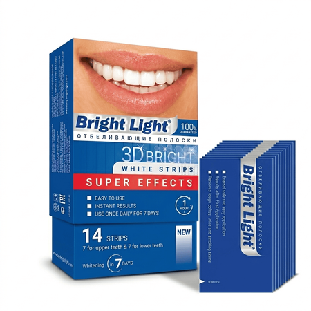 Отбеливающие полоски Bright Light Bright Light Super effects 7 дней 1200₽