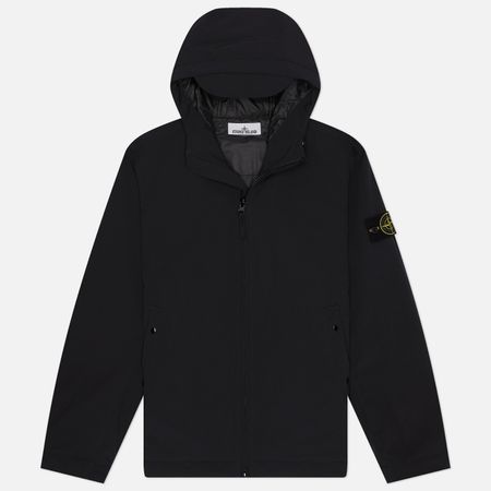 Мужская куртка ветровка Stone Island Soft Shell-R E.Dye Hooded
