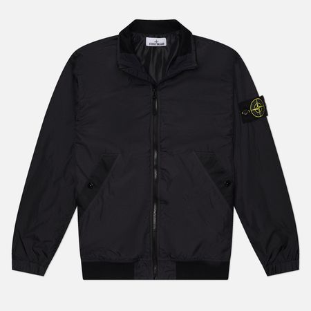 Мужская куртка ветровка Stone Island Crinkle Reps NY Stand Collar