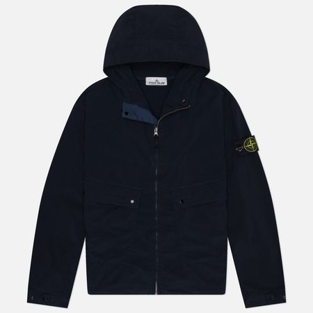 Мужская куртка ветровка Stone Island Light Compact Touch Poly-TC Hooded