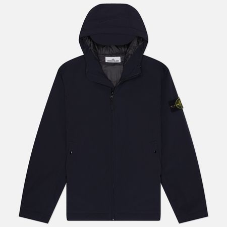 Мужская куртка ветровка Stone Island Soft Shell-R E.Dye Hooded