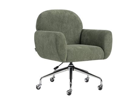 Офисное кресло divanru Шерман Велюр ОливковыйХром 19990₽