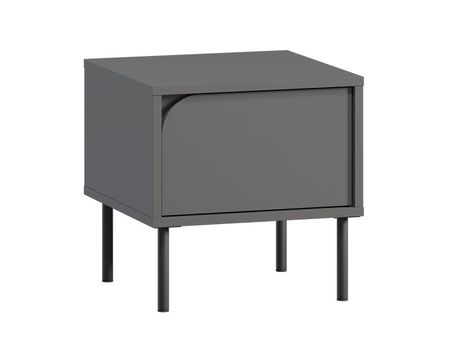 Тумба прикроватная divanru Блест 40x40 Графитовый 7990₽