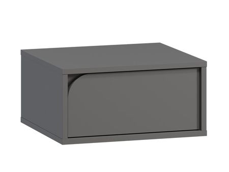 Тумба прикроватная подвесная divanru Блест 45x22 Графитовый 5990₽