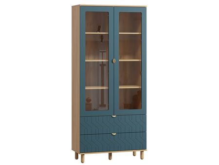 Витрина divanru Теджонс 2-93x204 Деко Аквамарин 39990₽