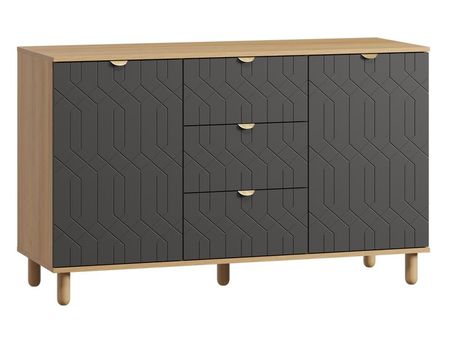 Тумба divanru Теджонс 139x85 Деко Графитовый 26990₽