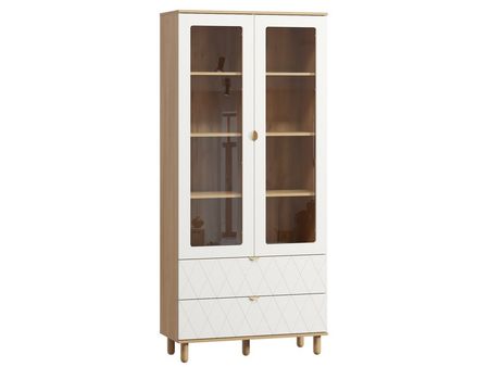 Витрина divanru Теджонс 2-93x204 Ромб Белый 39990₽
