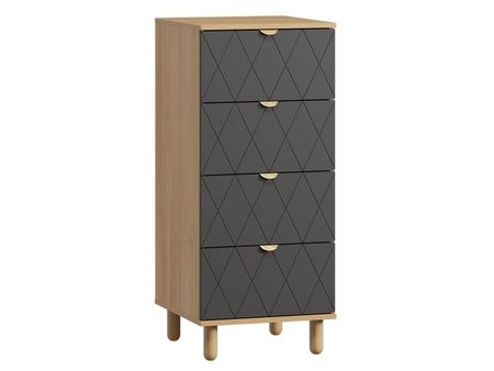 Комод divanru Теджонс 47x108 Ромб Графитовый 17990₽