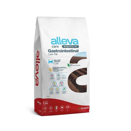 Alleva Care Cat Gastrointestinal Low Fat сухой корм для кошек при броблемах с пищеварением - 5 кг 6334₽
