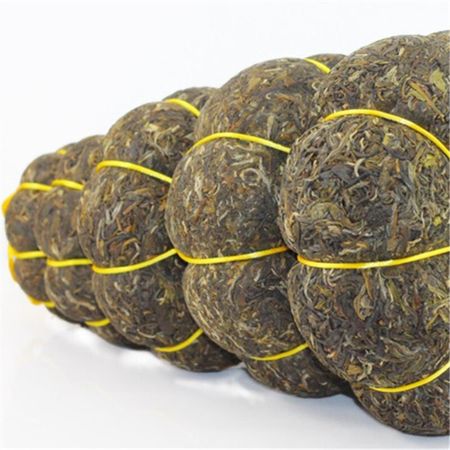 Pure Yunnan Green Pu-erh Tea 3000g Herbal Detox Gourd Design Gift 01