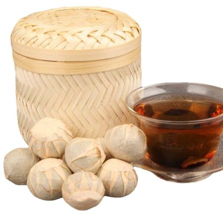 Ripe Pu-erh Tea Small Green Mandarin Orange Xin Hui Xiao Qing Gan