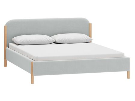 Кровать divanru Кейси 180 Велюр Светло-серый 38990₽