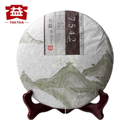 Menghai Dayi 7542 Raw Pu er Tea Cake Yunnan Puer 357g