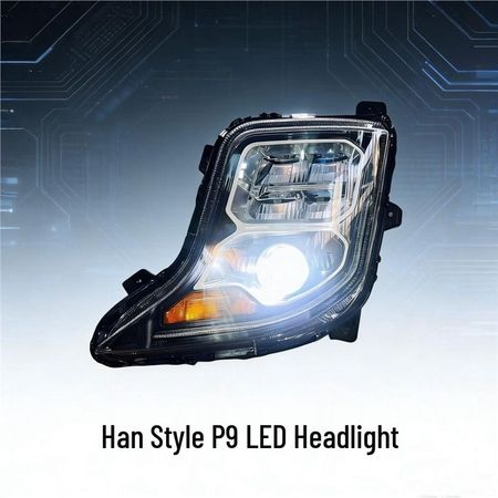 Совместимая сборка фары Hanfeng для моделей XCMG P5, P7, P9 Left LED High Config