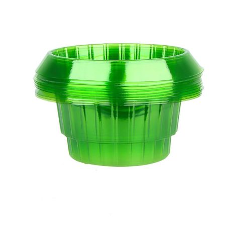 10PCS Thickened Vegetable Slug Collars Round Garden Cloches Slug Snail Protection Guard  Lawn Care зелёный