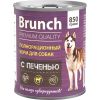 Brunch влажный корм для собак, c печенью, в консервах
