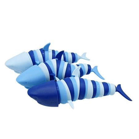 Interactive Exciting Educational Degree Rotatable Shark Snail Slug Dolphin Snail Slug Rotating Blue shark random