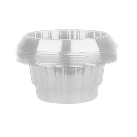 10PCS Plastic Vegetable Slug Collars Thickened Slug Snail Protection Guard  Outdoor Garden прозрачный