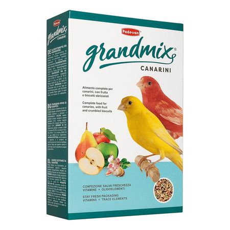 Корм Padovan Grandmix canarini для канареек комплексный основной