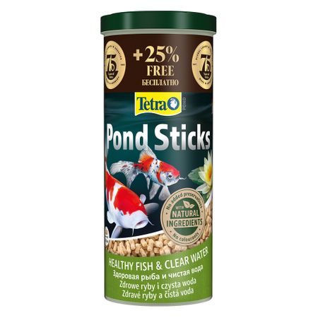 Pond Sticks для прудовых рыб в палочках 1л + 25% в подарок