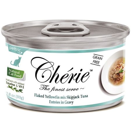 Pettric Cherie Flaked Yellowfin Mix влажный корм для кошек, с тунцом, кусочки в соусе, в консервах