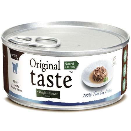 Pettric Original Taste влажный корм для кошек, с тунцом, кусочки в соусе, в консервах