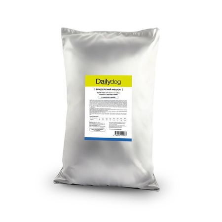 Dailydog сухой корм для собак средних и крупных пород, с индейкой и рыбой, бридерский мешок