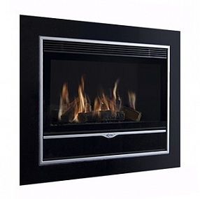 Встраиваемый газовый камин Karma ELEGANCE 77 EXCLUSIVE Glass line 100 PB