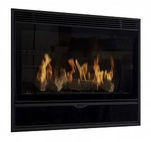 Встраиваемый газовый камин Karma ELEGANCE 67 EXCLUSIVE Slim line 15 anthracite metallic NG