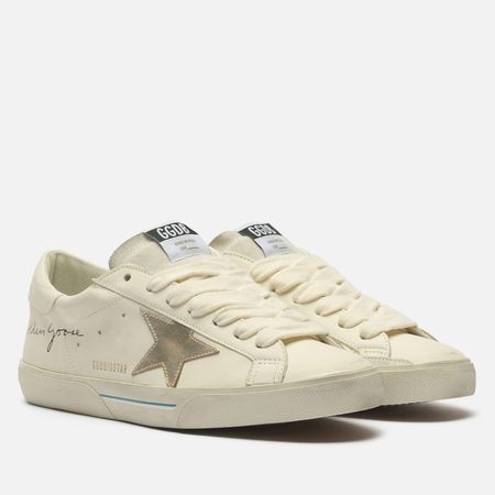 Мужские кроссовки Golden Goose Super-Star Laminated Leather Star