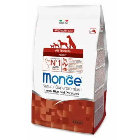 Monge Dog Speciality Line Monoprotein полнорационный сухой корм для собак, с ягненком, рисом и картофелем - 2,5 кг